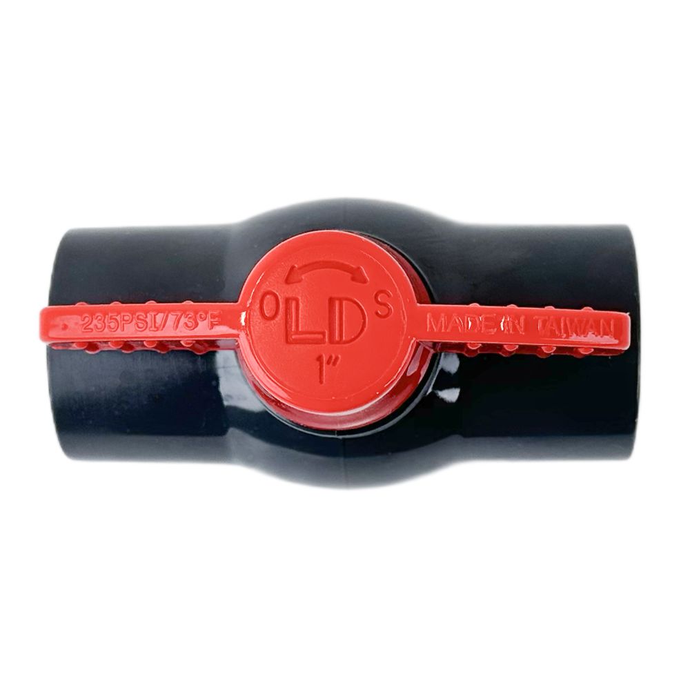 Schedule 80 PVC Molded-In-Place Ball Valve 1" FIPS