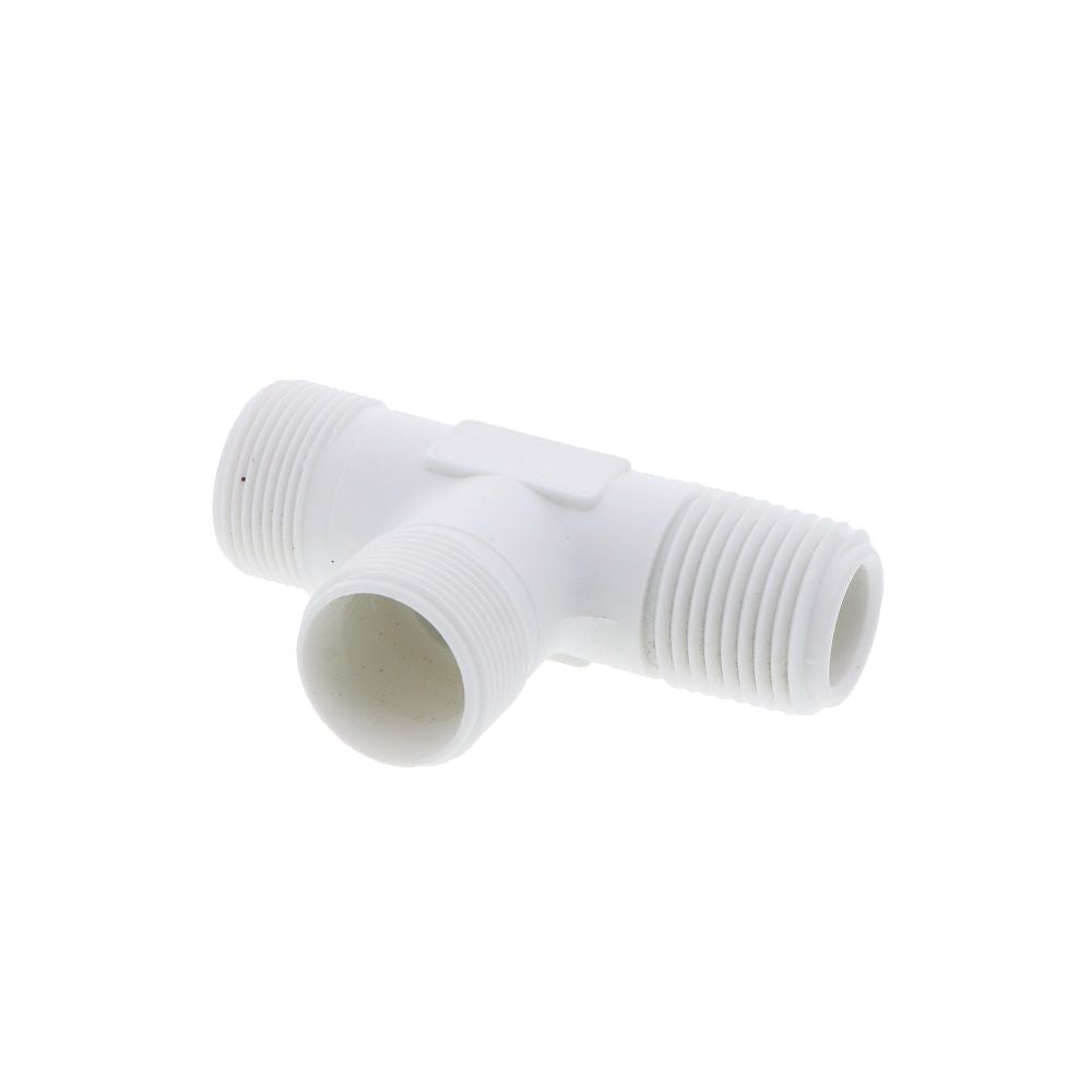 JACO 75-10-8-P Polypropylene Male Run Tee 5/8 OD Tube x 1/2 MPT