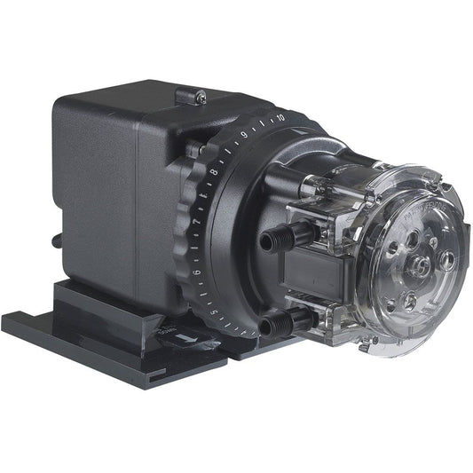 Stenner Single Head Adjustable Output Pump 0.2 - 3 GPD Black #1 Tube 220V
