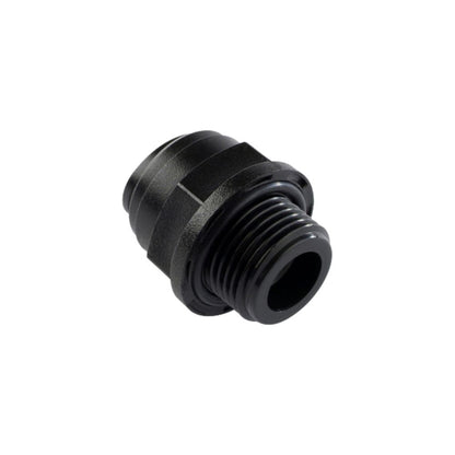 NeoFit - Acetal Black Male Connector- 10mm tube OD x 1/2"BSP[P]
