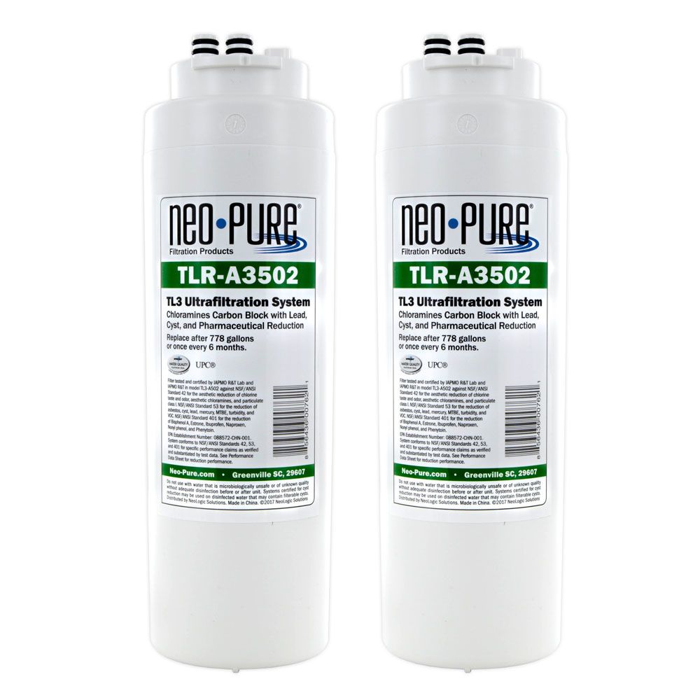 Carbon Block Filter Pack Replacement for Neo-Pure TL3-A502