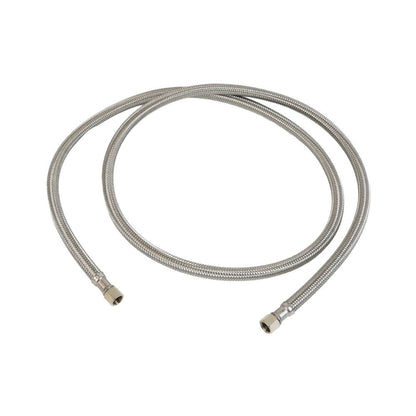 Braided Stainless Steel Hose 304 1/4" COMP x 1/4" COMP 60" Length
