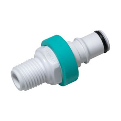 NS4D2400406 ABS Valved Male Thread Coupling Insert 1/4 NPT