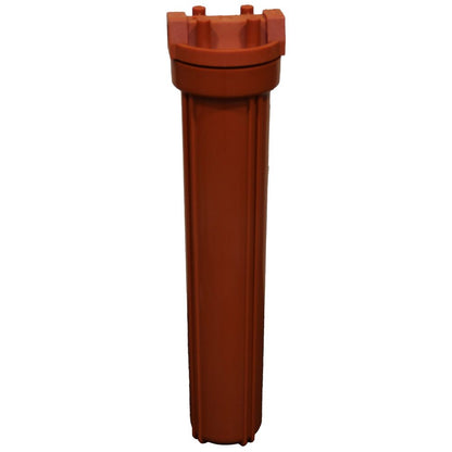 NeoPure 20" Standard Rib Cap High Temp Housing NSF Red Cap/Red Sump no PR - 3/4"