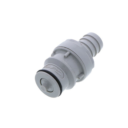 HFCD22812 Valved In-line Hose Barb Coupling Insert 1/2 ID Barb