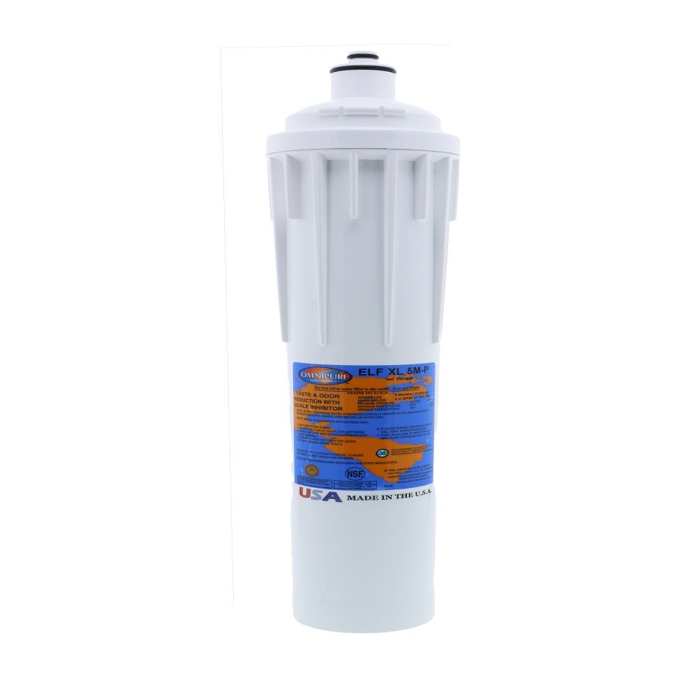 Omnipure ELFXL5MP Everpure Compatible 5M Carbon Block/CTO/Scale 12,000 gal Filter