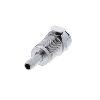 LC16004 Panel Mount Hose Barb Coupling Body 1/4 ID Barb