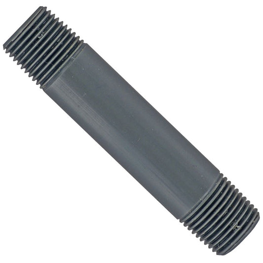 Schedule 80 PVC Nipple 1/2" MIP x 4"