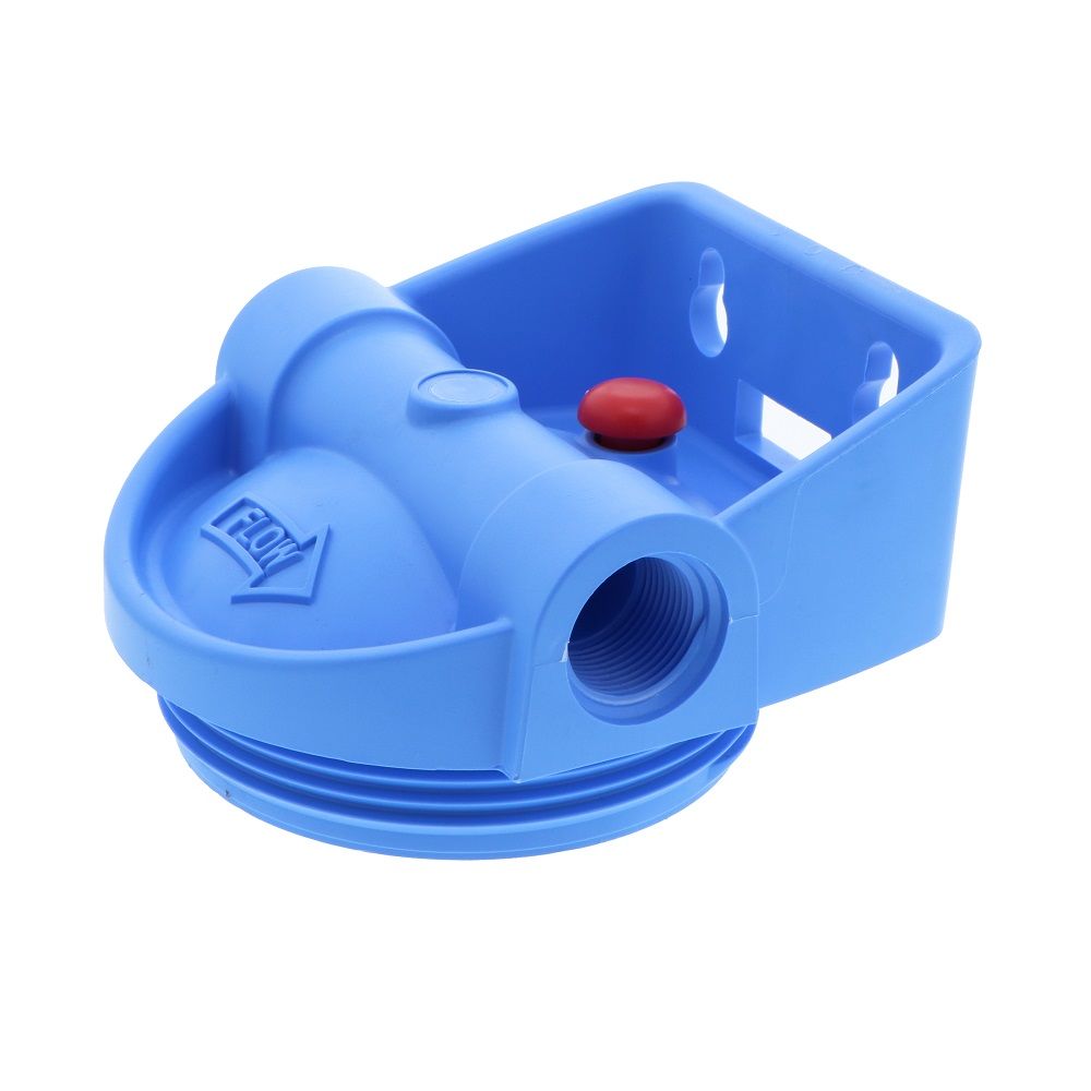 Pentek 154647 Blue Integral Bracket Cap for 3G Standard Housings w/ PR - 3/4" FPT