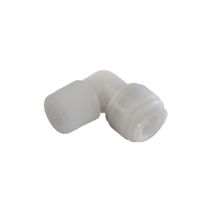 NeoFit - Acetal Natural White Male Elbow 1/4"tube x 1/8"NPTF