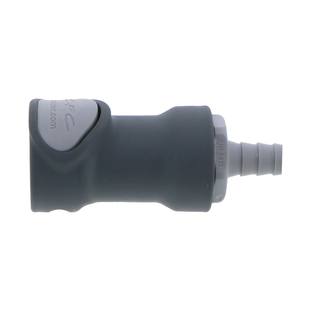 NS6D17006 Valved In-Line Hose Barb Coupling Body 3/8 ID Barb