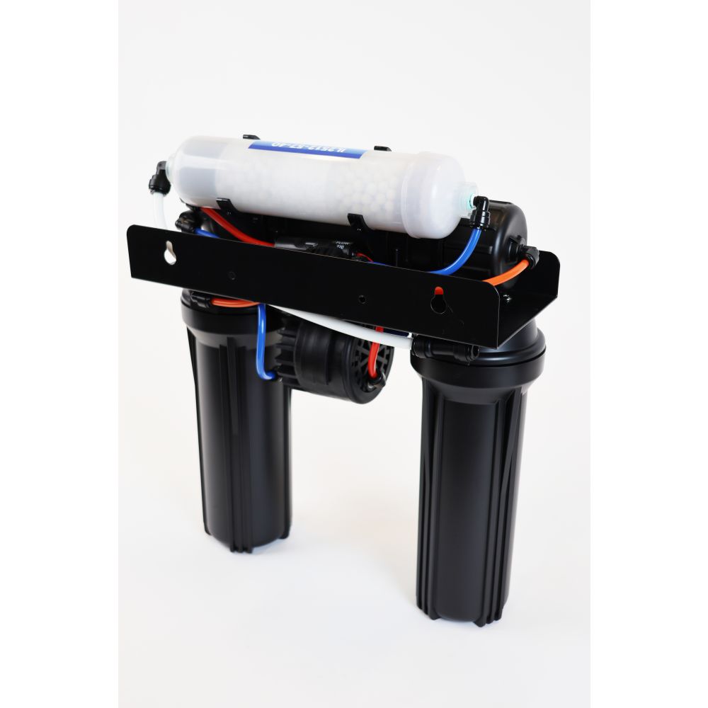 Neo-Pure 4 Stage RO Manifold Retrofit, 50 GPD, Alkaline Remineralizer, Permeate Pump