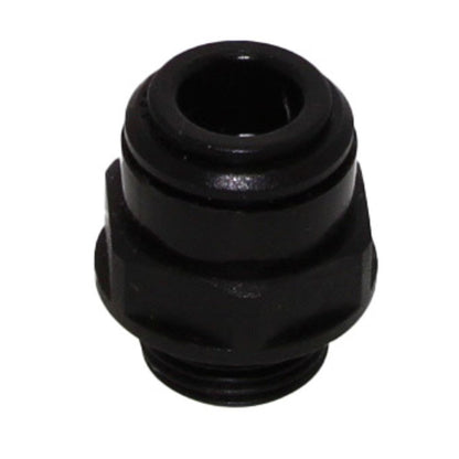 John Guest 6mm x 1/4" [BSPP] Acetal Male Connector - Black
