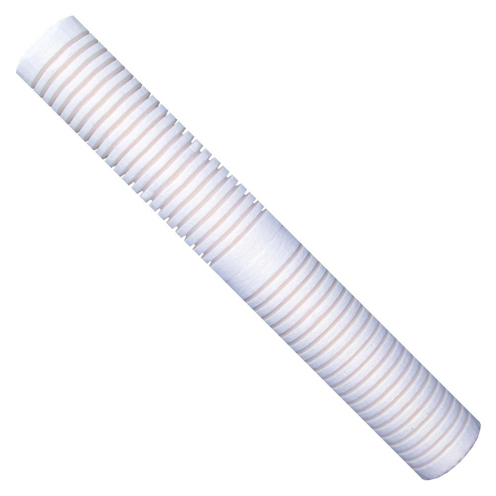3M RT19B16G20NN 19-1/2" PolyKLEAN Grooved Polypropylene Rigid Thermal Bonded Filter