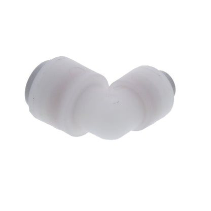 Kynar PVDF Male  Elbow Swivel - 3/8 x 1/8 NPTF
