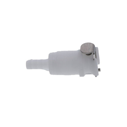 28000 NSF Non-Valved Panel Mount Hose Barb Coupling Body 1/4 ID Barb