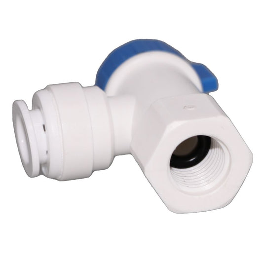 Tank Valve Female Elbow 1/4" FPT x 3/8" Quick-Connect