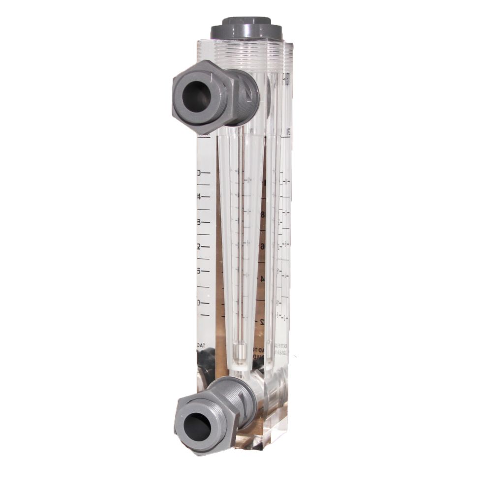 Neo-Pure Panel Mount Flowmeter 2-10GPM 3/4" MNPT