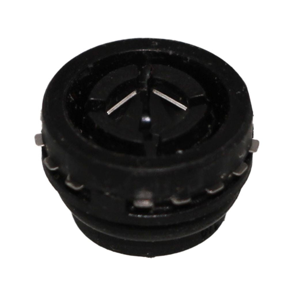 John Guest Plastic Half Cartridge - 6mm Black Double Nitrile O-ring