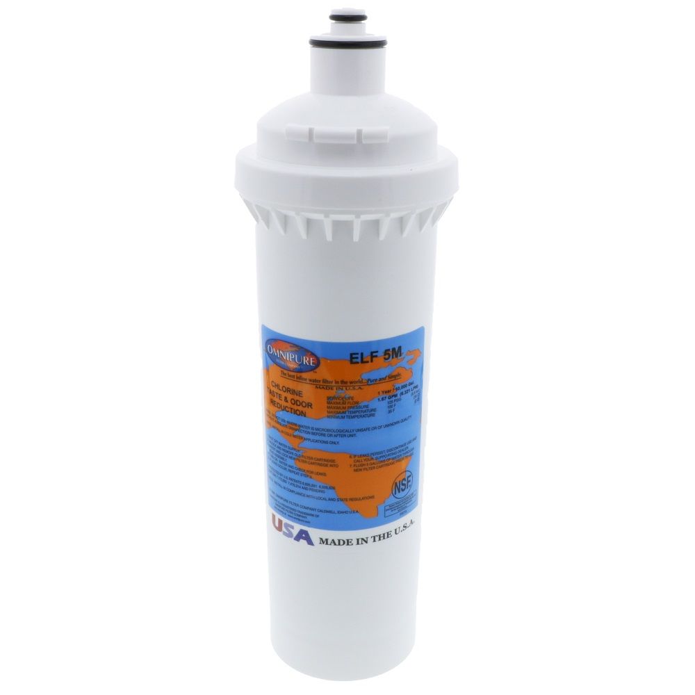 Omnipure ELF5M Everpure Compatible 5M Carbon Block/CTO 10,000 gal Filter