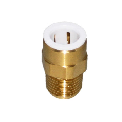 John Guest Lead-Free Brass Male Connector NPT - 1/2 CTS x 1/2 NPT