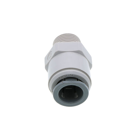 John Guest Male Connector BSPT - 1/2 x 3/8  BSPT