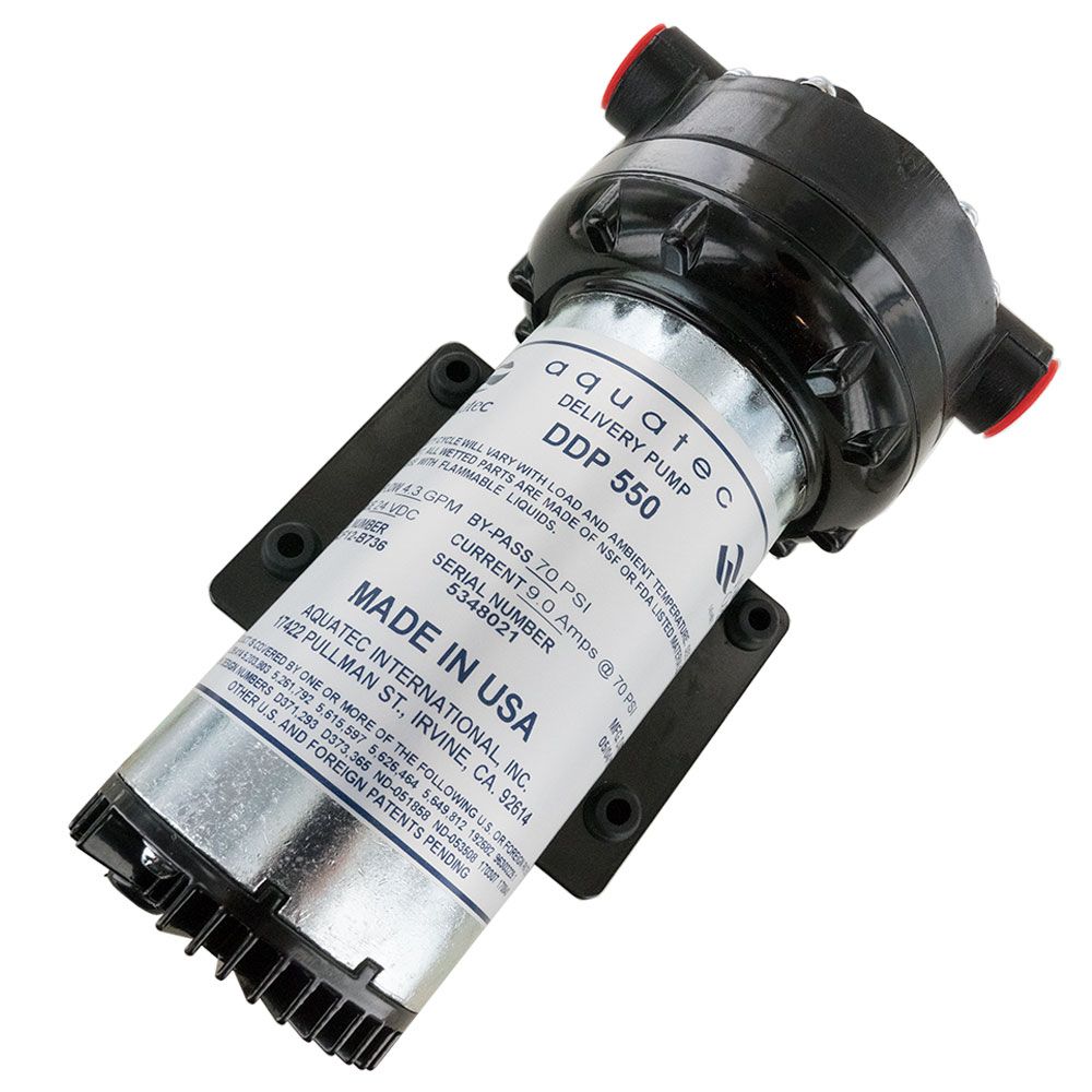 Aquatec 5513-2F12-B736 Pump 5.15 gpm, 1/2 FPT, 24V DC NO Cord