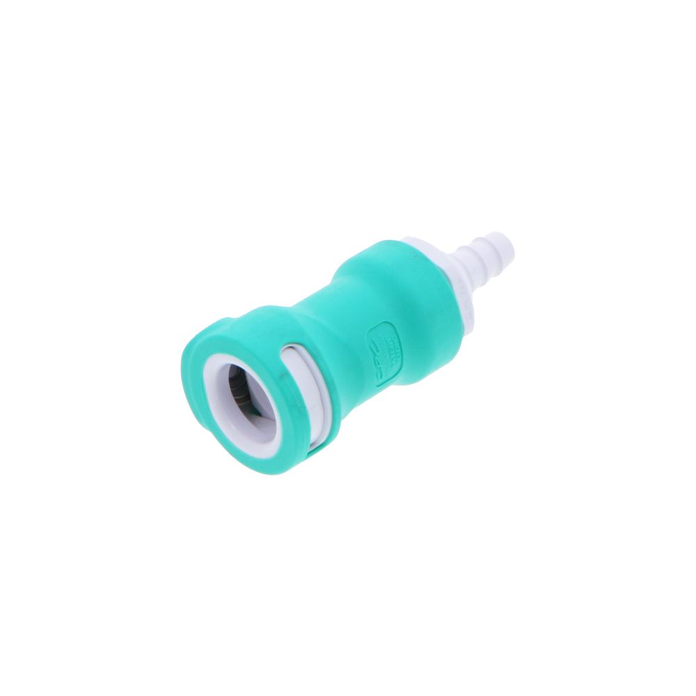 NS4D1700406 ABS Valved In-Line Hose Barb Coupling Body 1/4 ID Barb