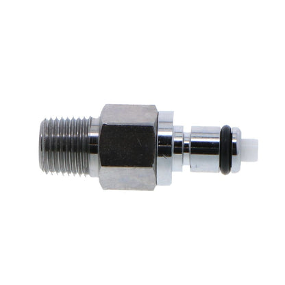 MCD2402 Valved Male Thread Coupling Insert 1/8 NPT