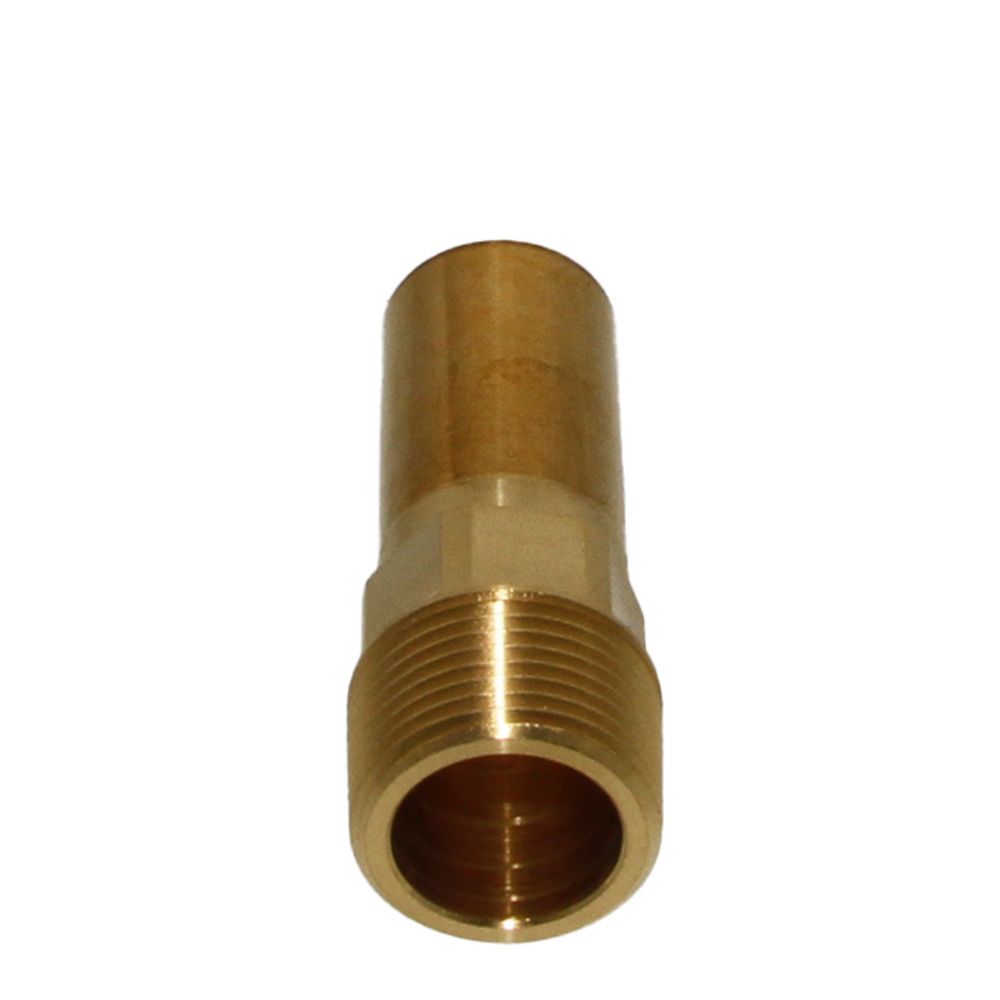 John Guest Brass Male Stem Adapter BSPT - 15mm x 1/2 BSPT