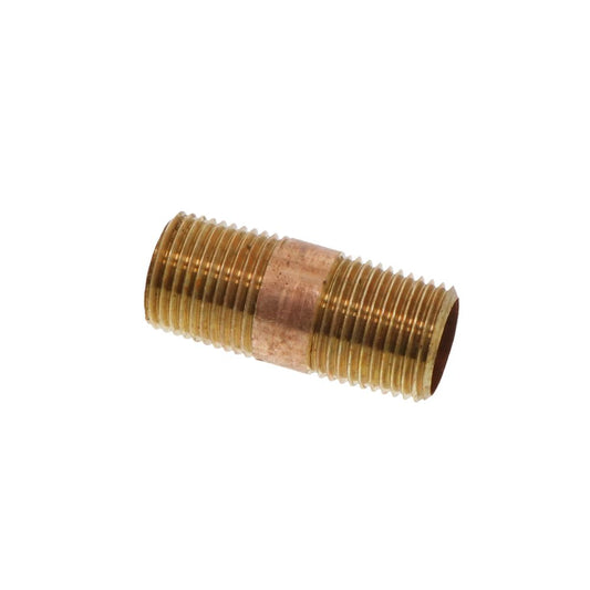 Lead-Free Red Brass Nipple 1/2 MIP x 2 L
