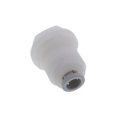 Kynar PVDF Bulkhead Union - 3/8 x 3/8
