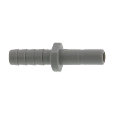 DMfit Stem Barb Straight Connector - 1/4" OD Stem x 1/4" ID Barb
