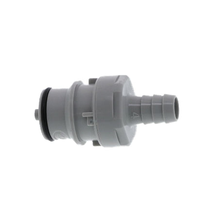62700 NSF Valved In-Line Hose Barb Coupling Insert 3/8 ID Barb