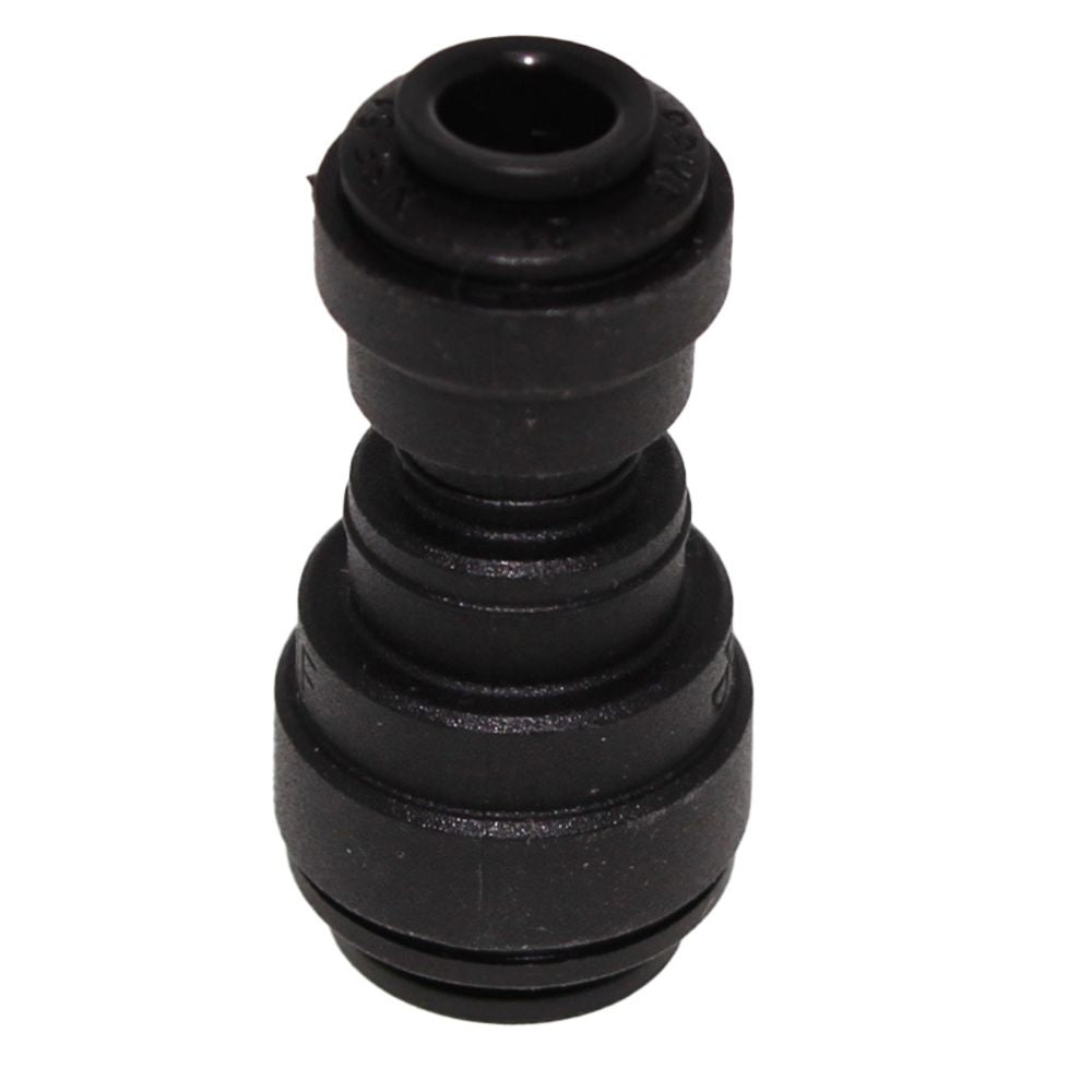 John Guest Reducing Union Black Polypropylene  - 1/2 x 3/8