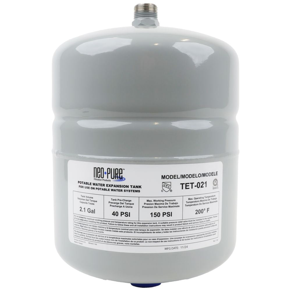 Neo-Pure Thermal Expansion Tank 2.1 gal  3/4 MNPT OPEN BOX