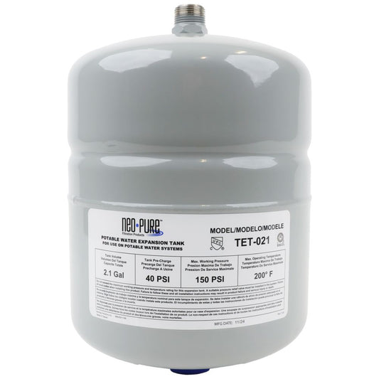 Neo-Pure Thermal Expansion Tank 2.1 gal  3/4 MNPT OPEN BOX