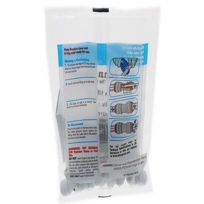 John Guest Fixed Elbow NPTF - 1/4 QC x 1/8 MPT