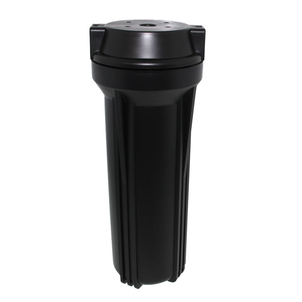 10" Neo-Pure SlimLine Water Filter Housing 3/8" Black/Black No Pressure Relief