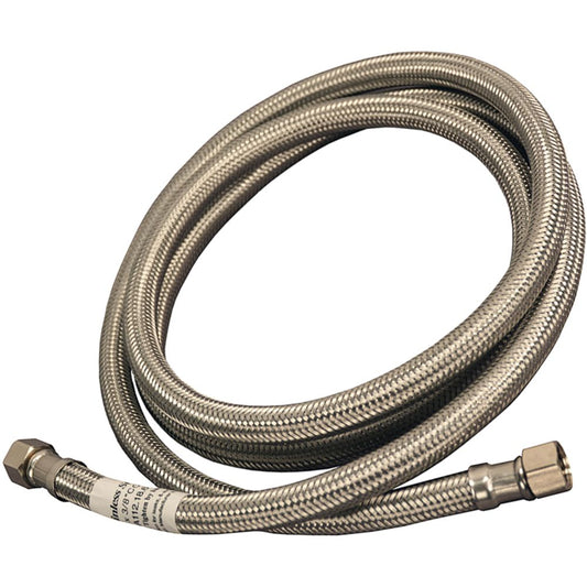 Braided Stainless Steel Hose 304 3/8" COMP x 3/8" COMP 30" Length