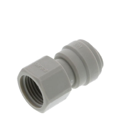 DMfit Female Flare Adapter - 3/8 Push-in x 5/8-18 UNF- V Type
