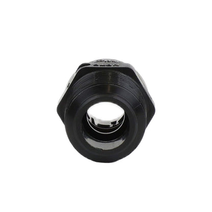 Parker Kynar Male Connector Black - 1/2 x 1/2 NPTF