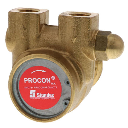 Procon Pump NSF Brass 110 GPH 3/8" NPT - 225 psi PRV w/ .188" Double Flat Drive [Clamp-on]