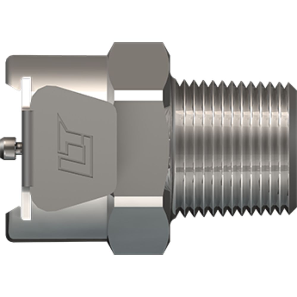 LinkTech 40CB Series Male Thread Female, Non-valved, 1/4" MNPT, Chrome Brass