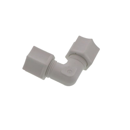 JACO 50-6-P-PG Polypropylene Union Elbow 3/8 OD Tube x 3/8 OD Tube