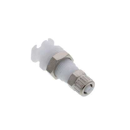 Multi-Mount Valved PTF Coupling Body - 1/4 PTF Acetal