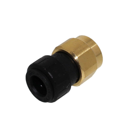 John Guest ProLock Female Connector NPS - 3/4 CTS x 3/4 NPS [Brass Nut]