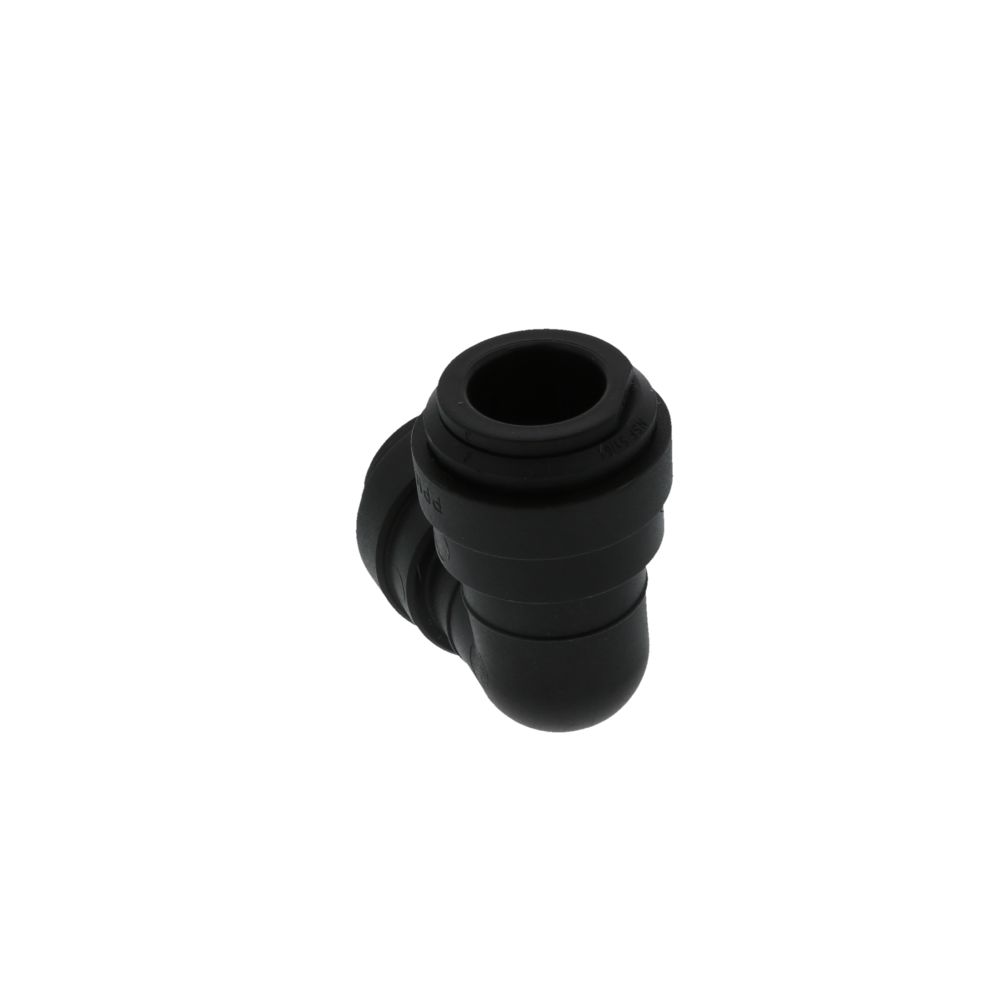 John Guest Union Elbow Black Polypropylene  - 1/2