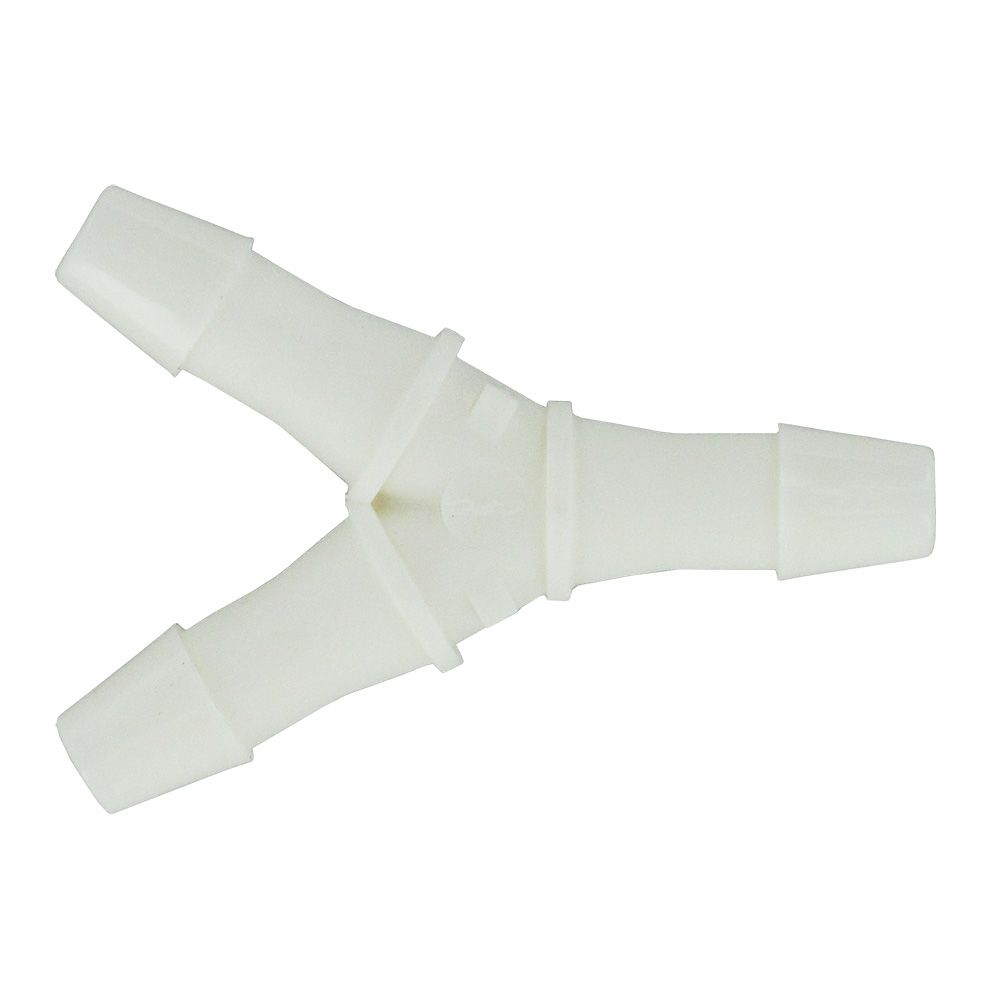 FitQuik Nylon Union Y Barb Fitting - 5/32 ID x 5/32 ID x 5/32 ID