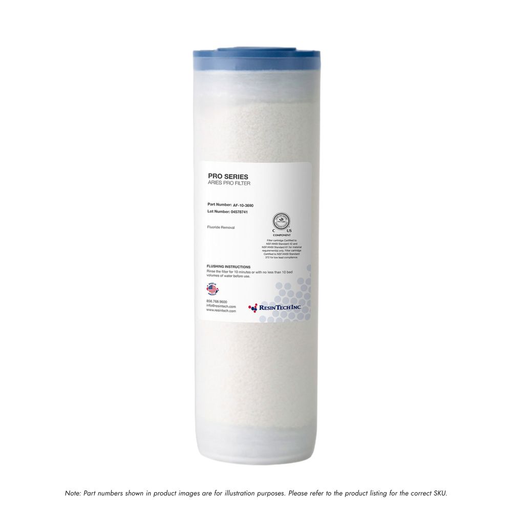 ResinTech AF-10-3690-BB Fluoride Reduction Filter 4.5 X 10